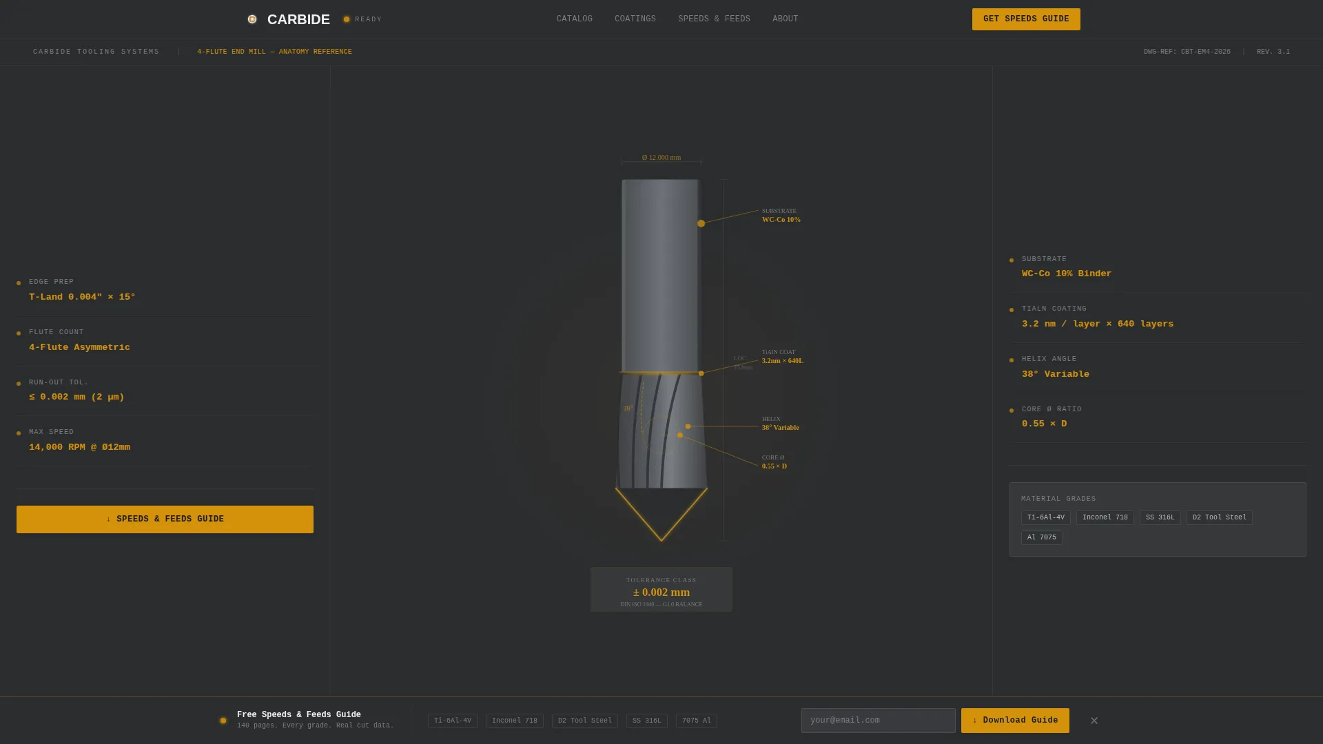 Specialist Tool & Die Making Professional Website Template