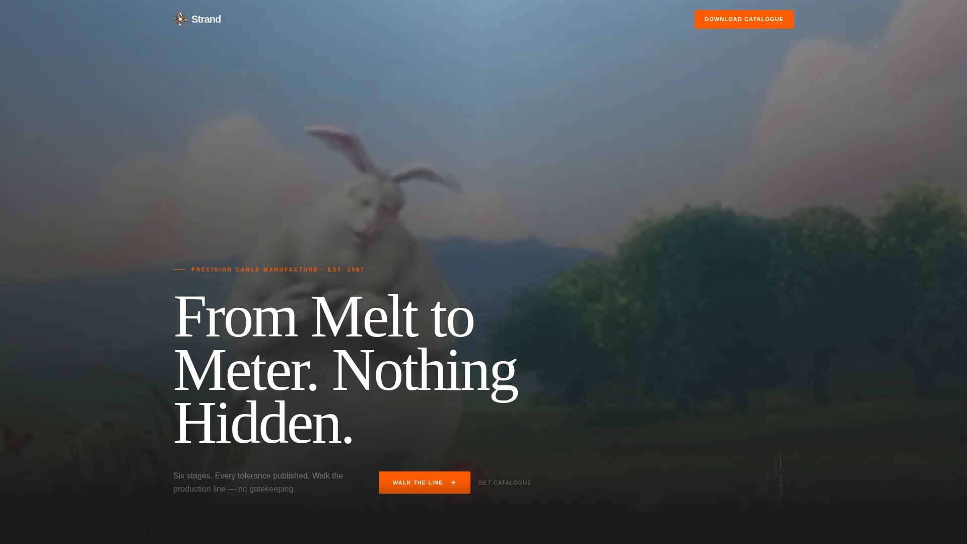 Industrial Wire Manufacturer Landing Page Template