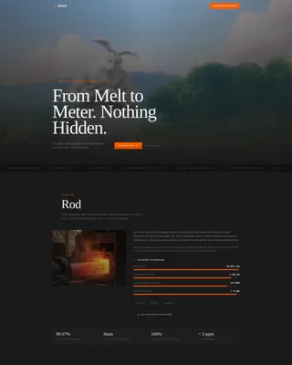 Industrial Wire Manufacturer Landing Page Template