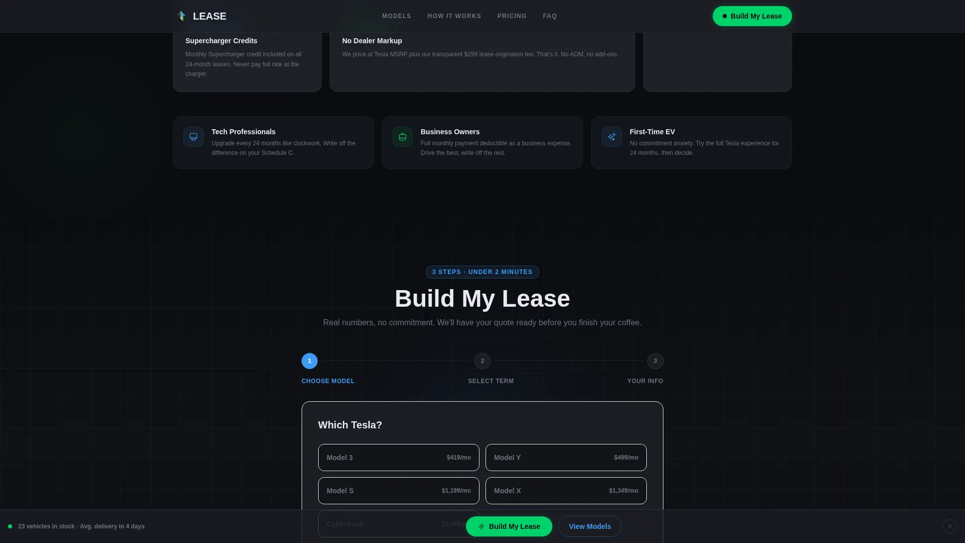 Car Dealership Portfolio Website Template