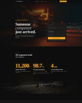 Towing & Roadside Assistance Professional Website Template