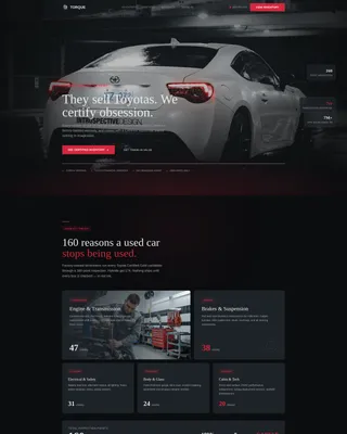 Toyota | Free Website Template | Rocket