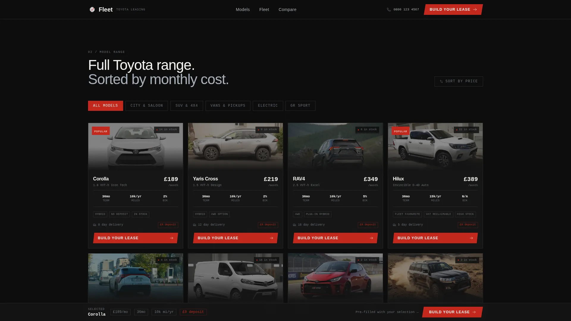 Industrial Toyota | Free Website Template | Rocket