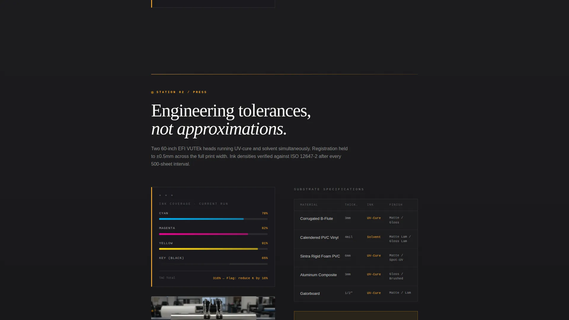 Commercial Printing Landing Page Template