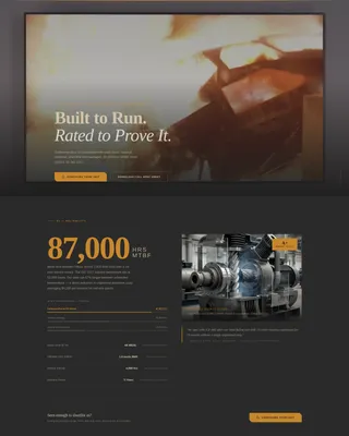 Industrial Compressor Manufacturer Landing Page