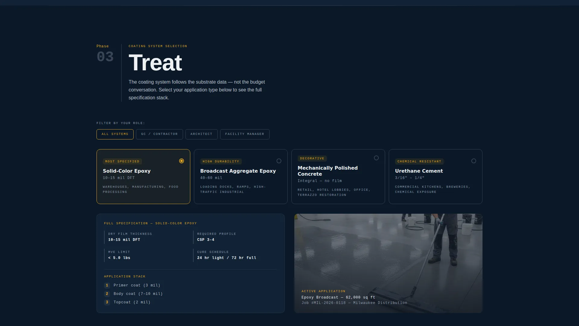 Precision Floor Finishing Landing Page Template