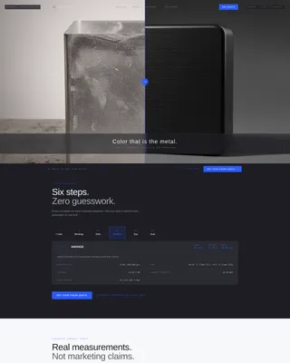 Consumer Goods Anodizing Service Landing Page Template