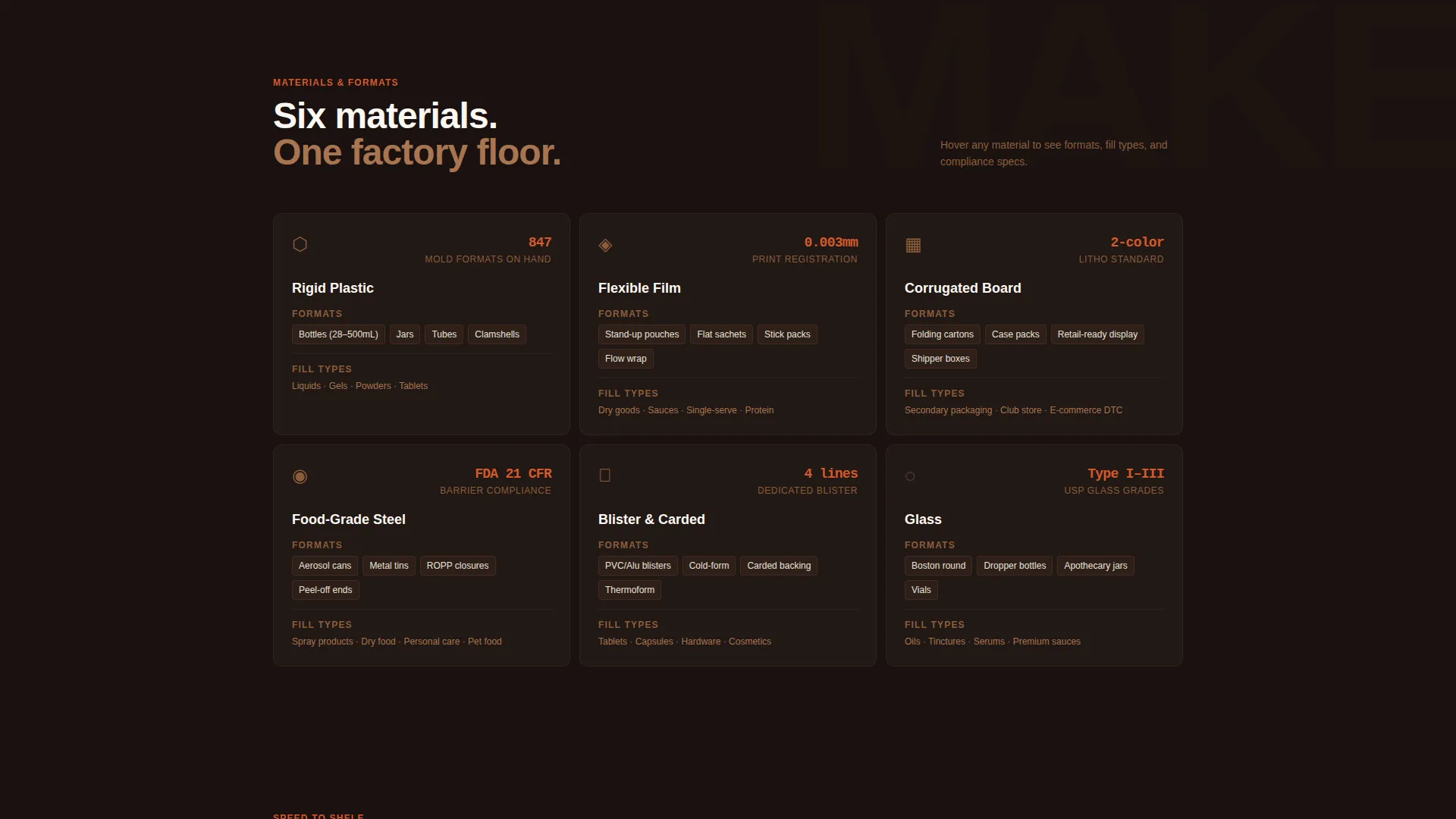 Consumer Goods Manufacturing Professional Website Template