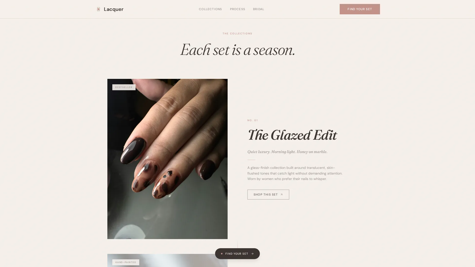 Nail & Lash Studio Blog Website Template