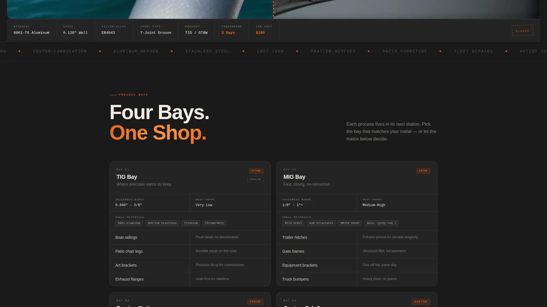 Industrial Welding Service Landing Page Template