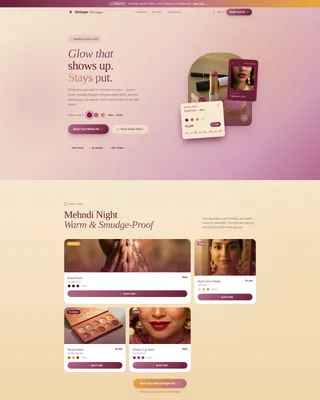 Radiant Bridal | Free Website Template | Rocket