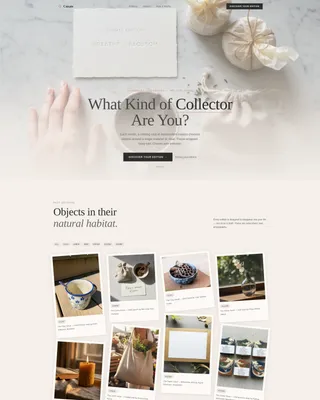 Artisan Subscription Landing Page Template