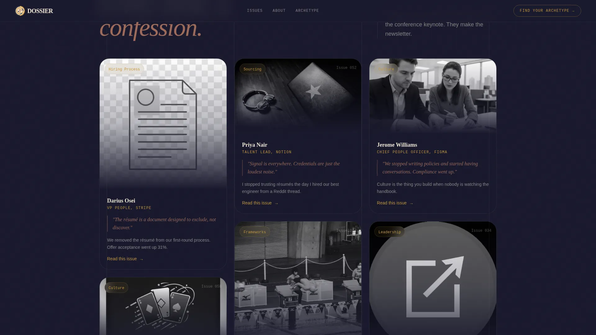 HR Newsletter Landing Page Template