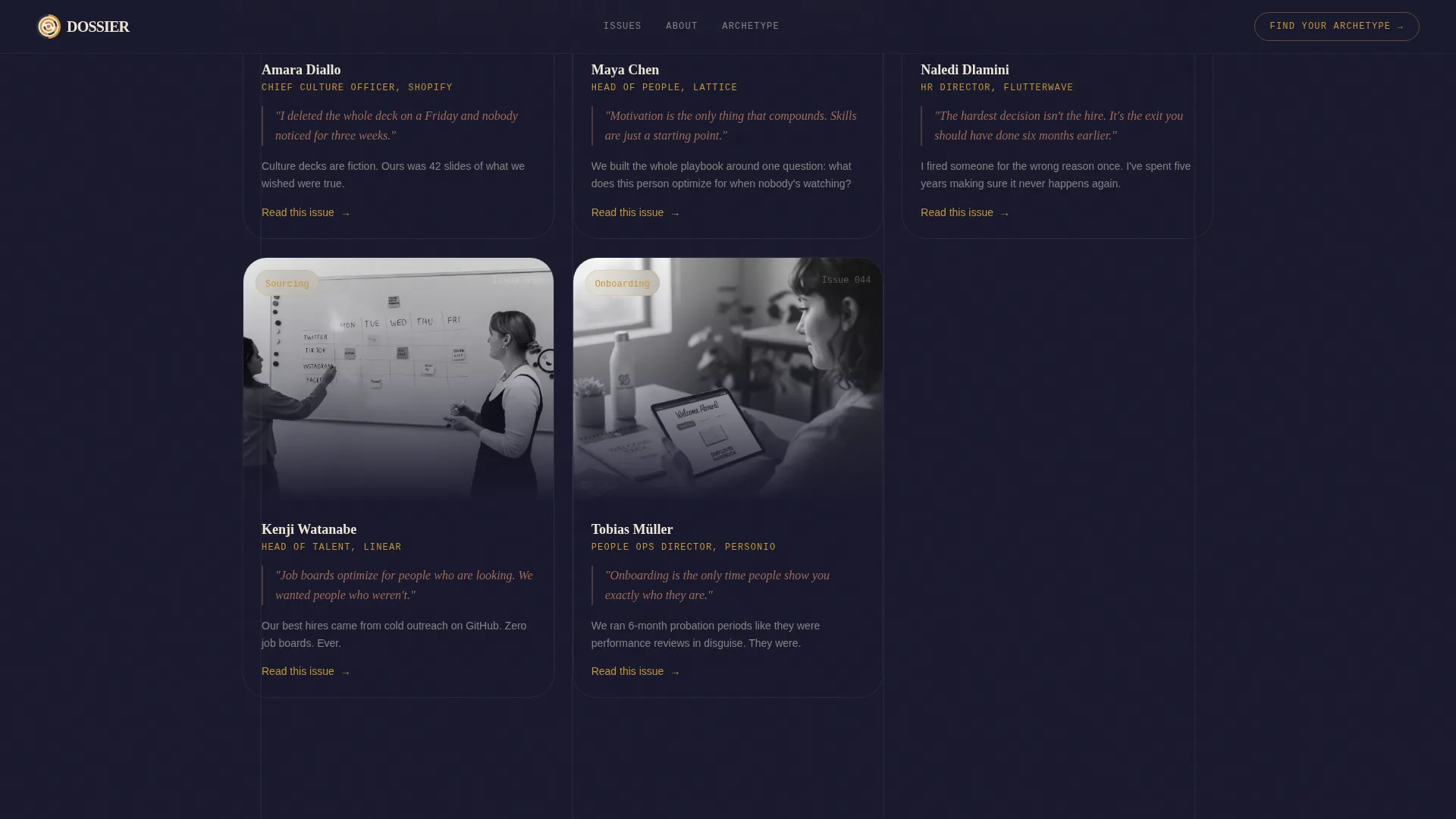 HR Newsletter Landing Page Template