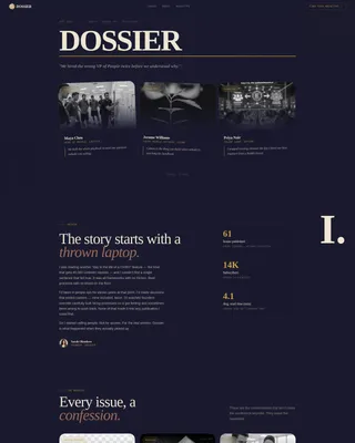 HR Newsletter Landing Page Template