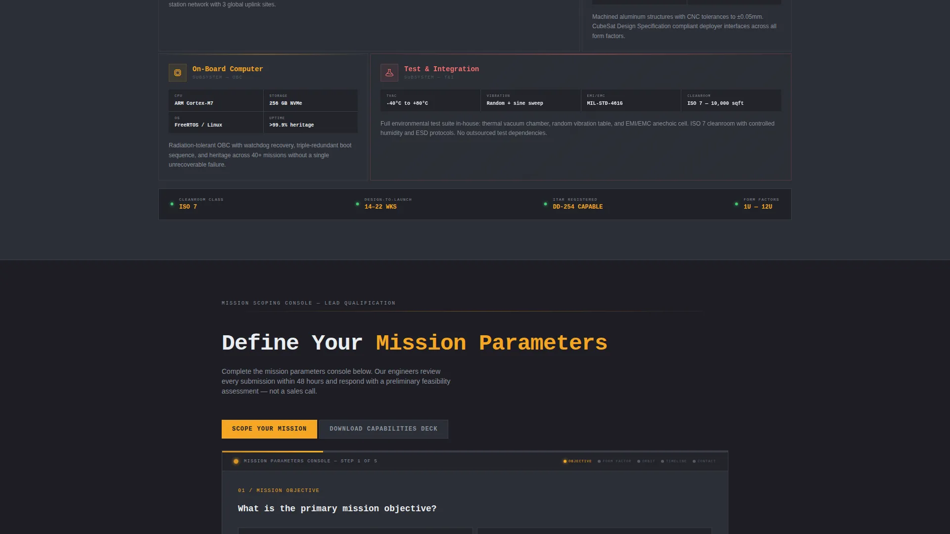 Complete Space & Advanced Aerospace Professional Website Template