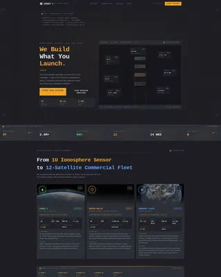 Complete Space & Advanced Aerospace Professional Website Template