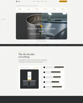 Expert Manufacturing Processes Professional Website Template