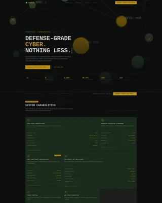 Cybersecurity Landing Page Template for Contractors