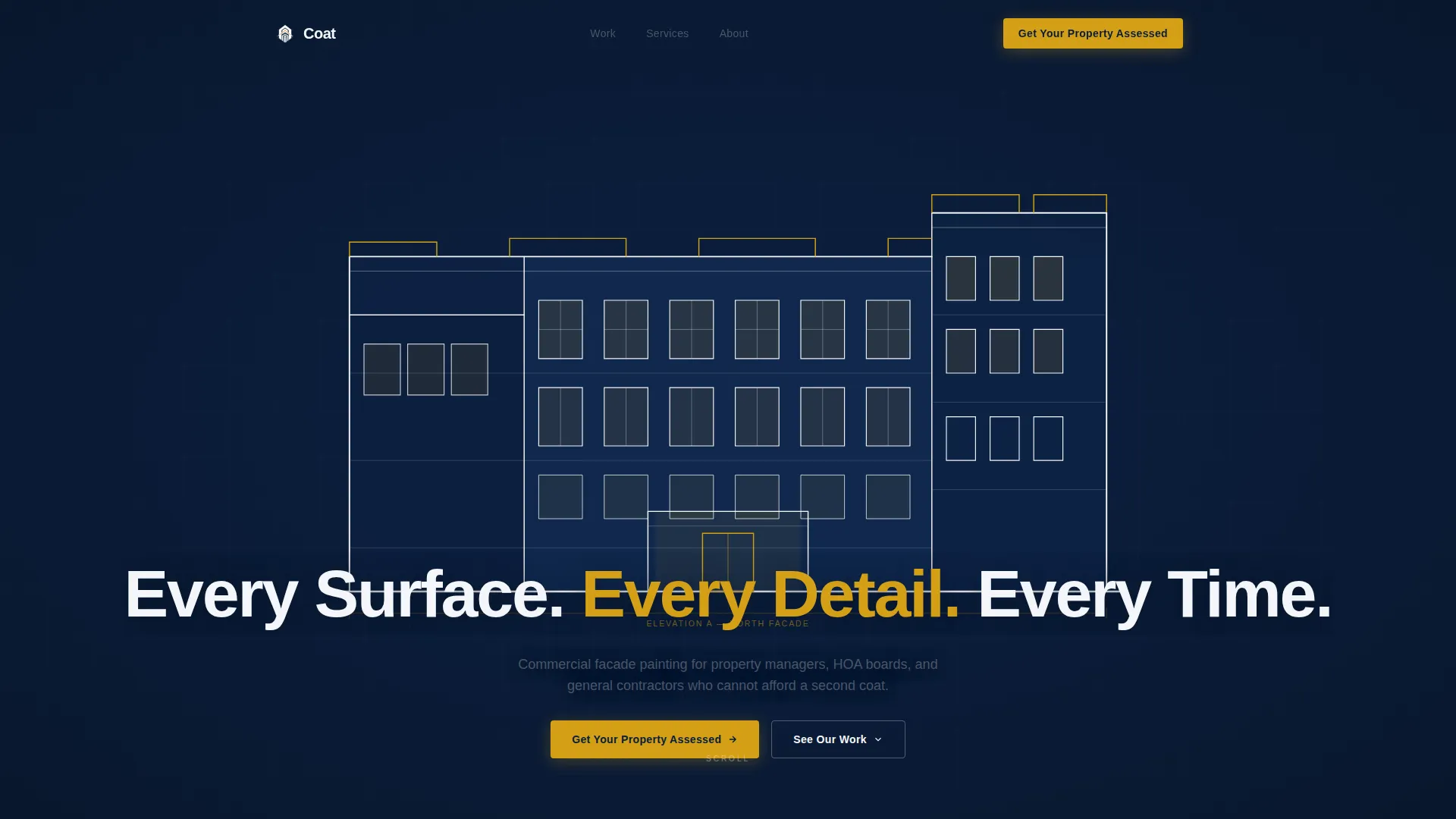 Commercial Exterior Painting Landing Page Template