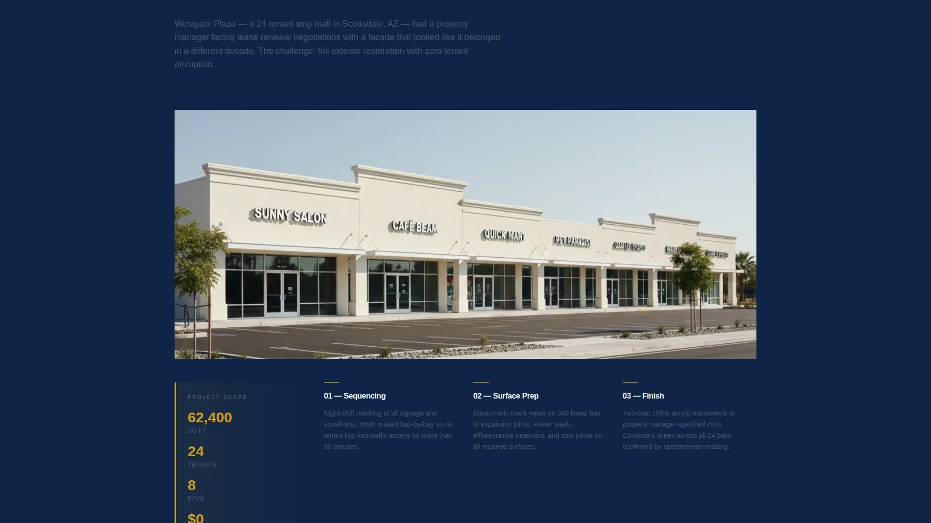 Commercial Exterior Painting Landing Page Template