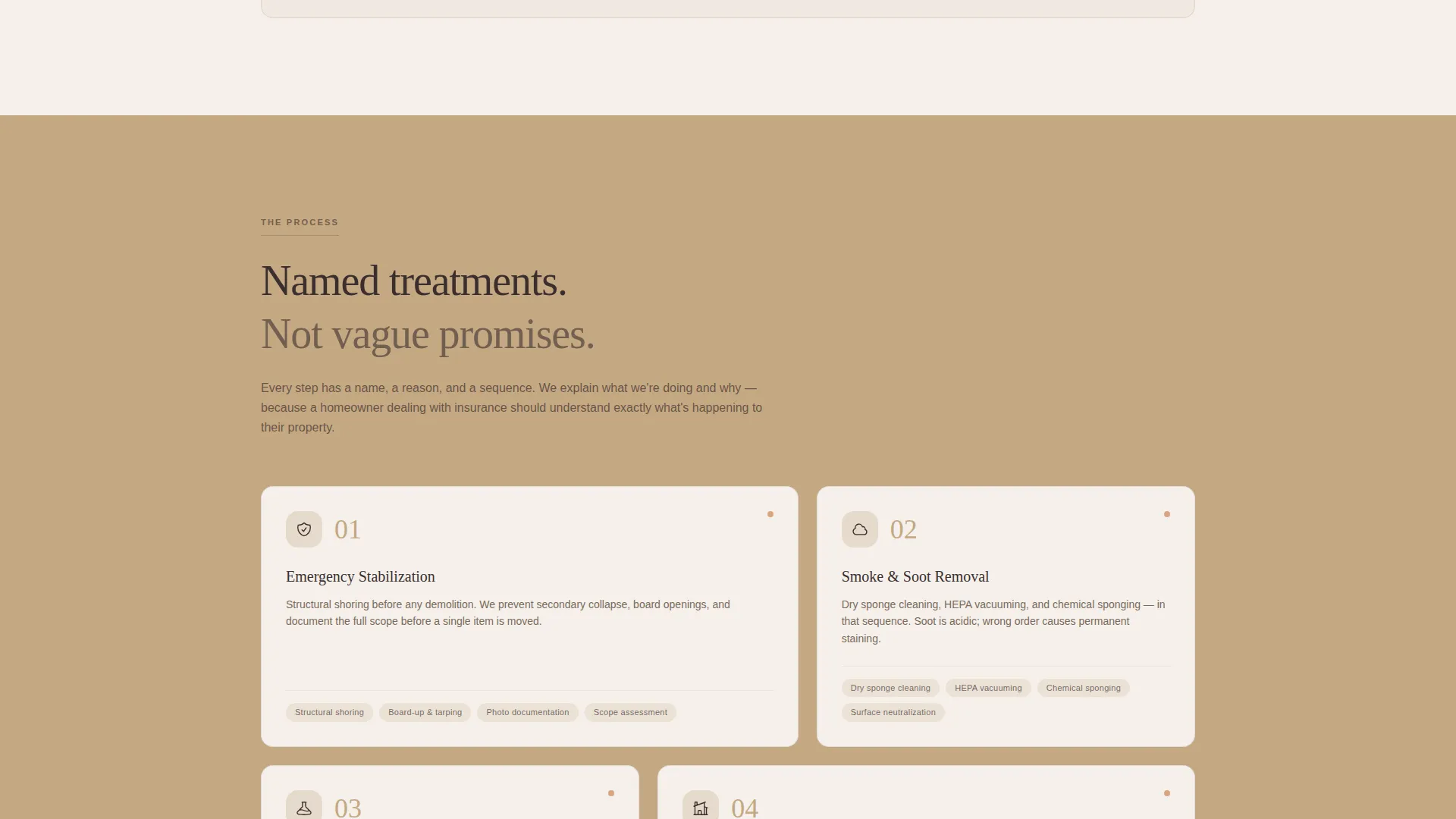 Specialist Restoration & Preservation Professional Website Template