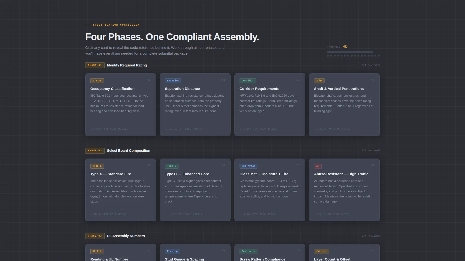 Fire-Rated Drywall Supplier Landing Page Template