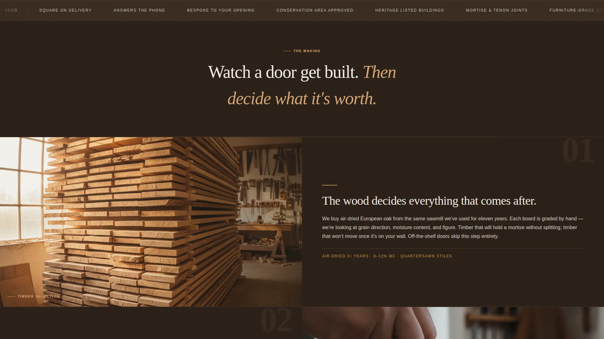 French Door Specialist Landing Page Template