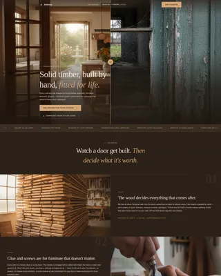 French Door Specialist Landing Page Template