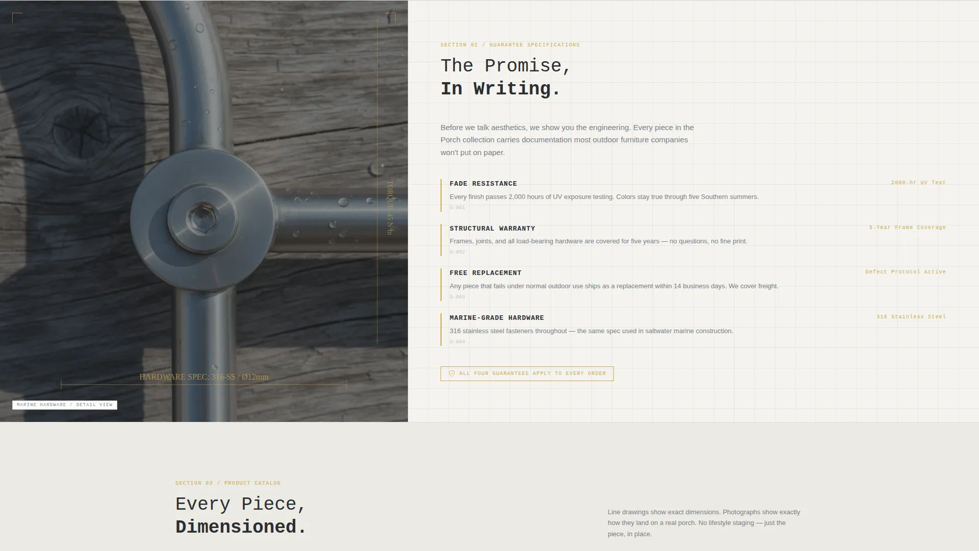 Front Porch Furniture & Décor Landing Page Template