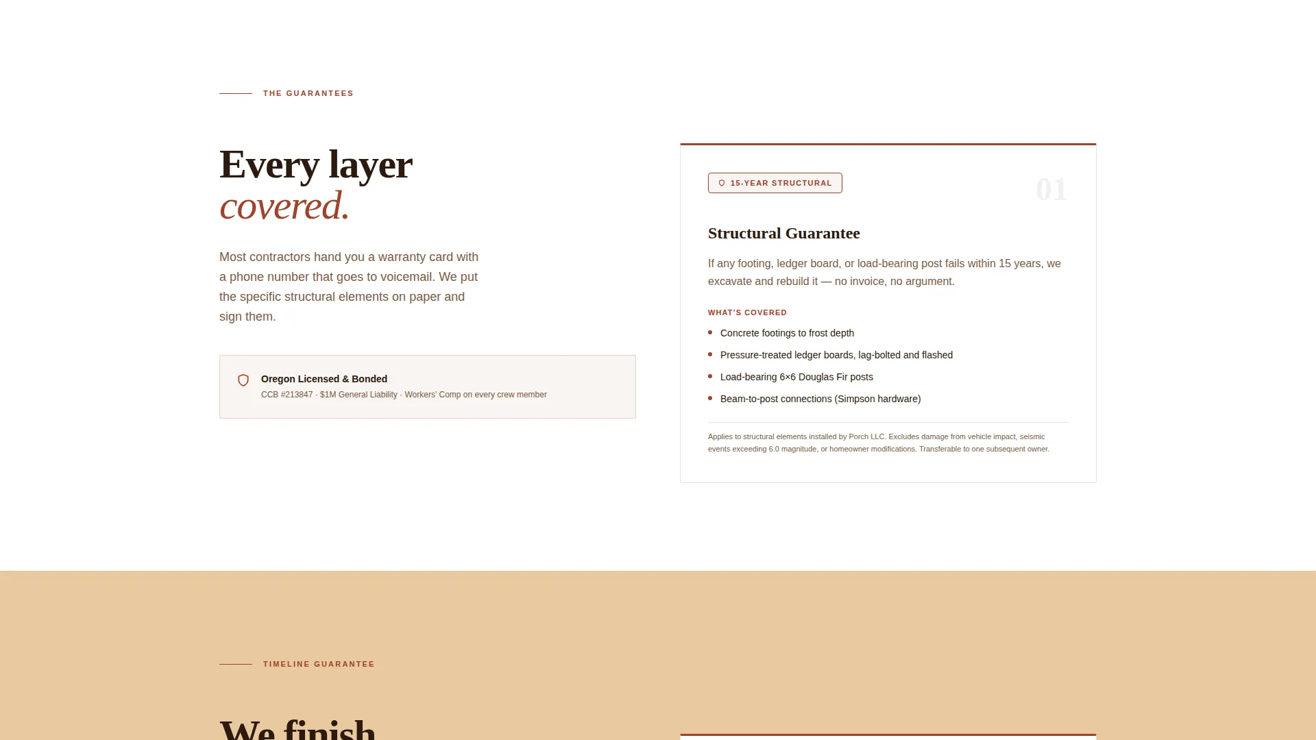 Front Porch Remodeling Contractor Landing Page Template