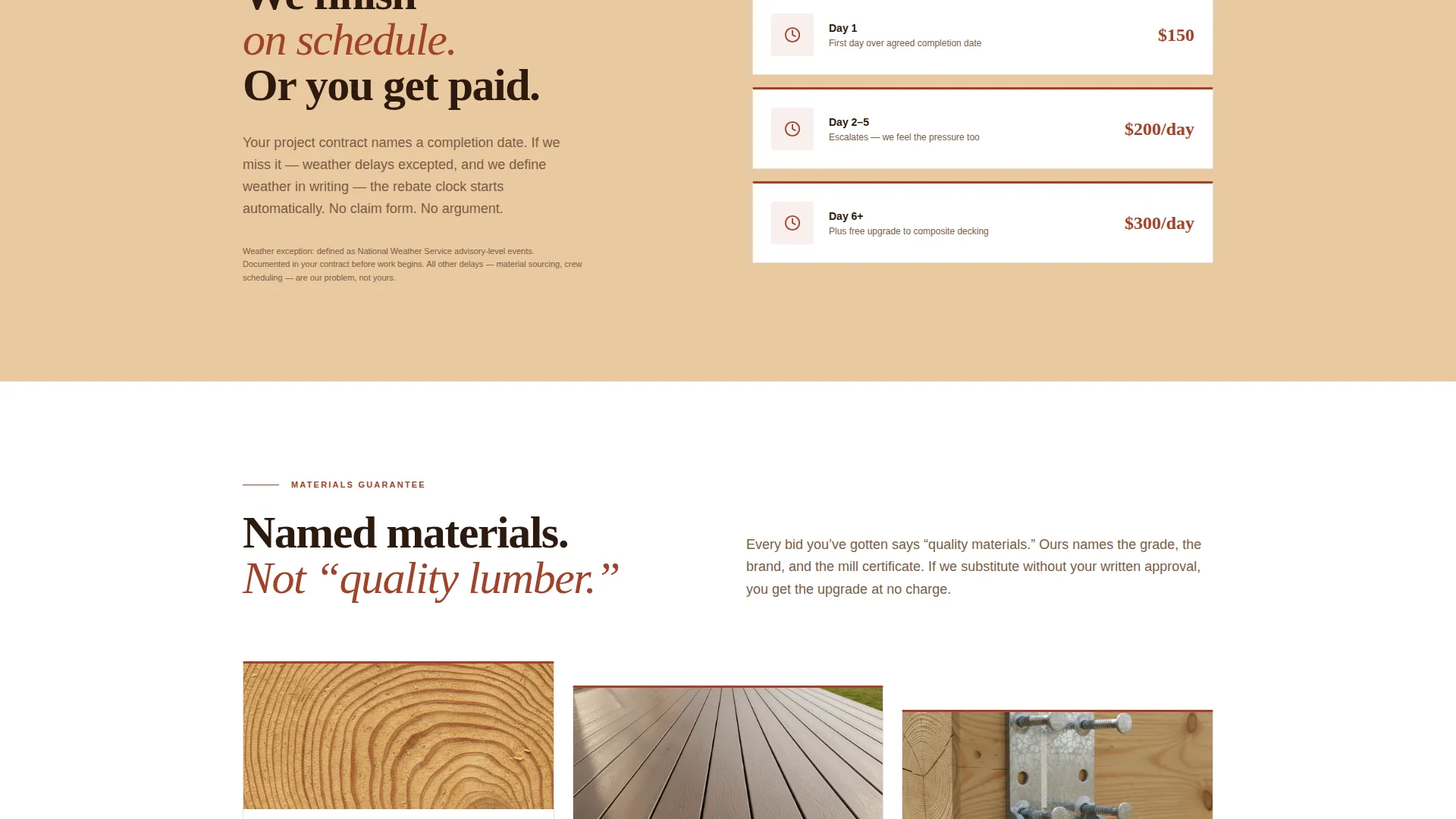Front Porch Remodeling Contractor Landing Page Template