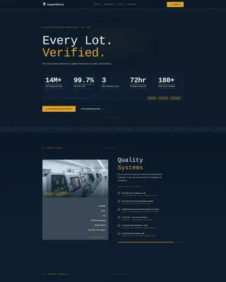 Precision Electronicsoem Landing Page Template