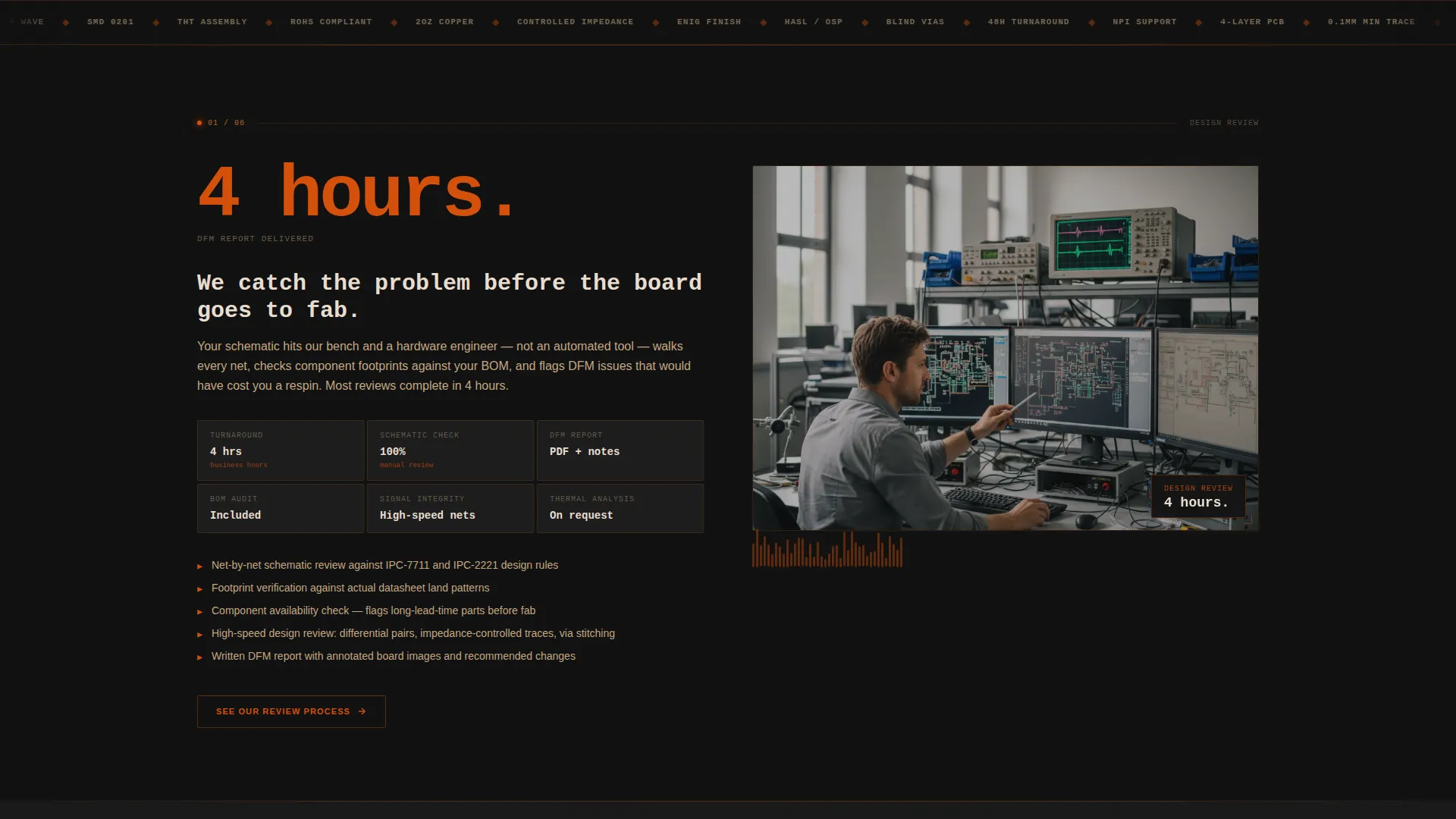 Rapid Electronics Landing Page Template