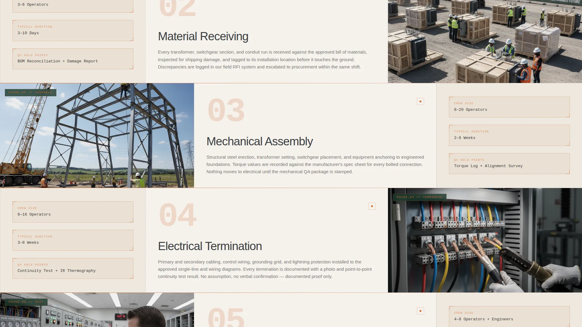 Energy Assembly Landing Page Template for Field Contractors