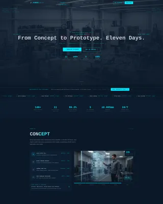 Energy Prototype Rapid Prototyping Landing Page Template