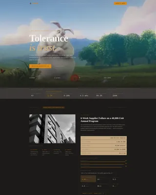 Precision Engine Parts Manufacturer Landing Page