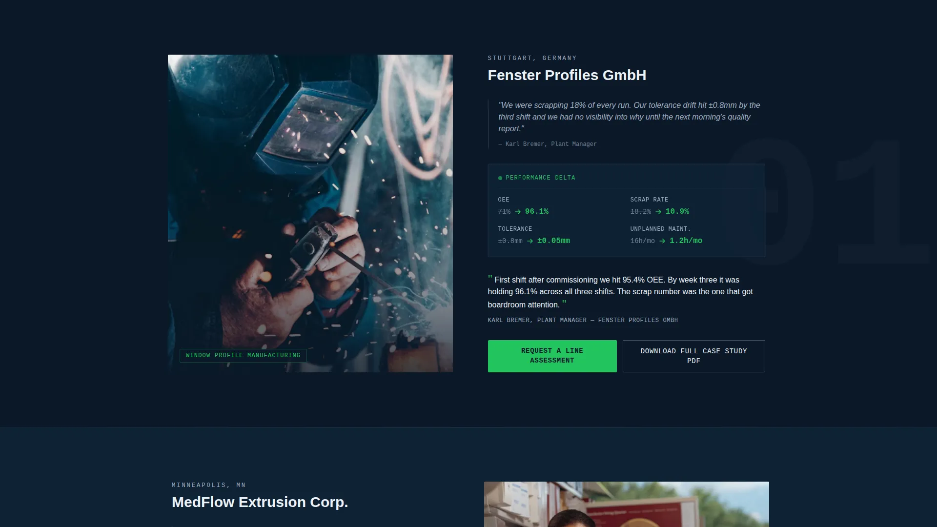 Certified Manufacturing Processes Professional Website Template
