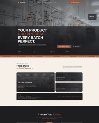 Food & Beverage Heat Treatment Landing Page