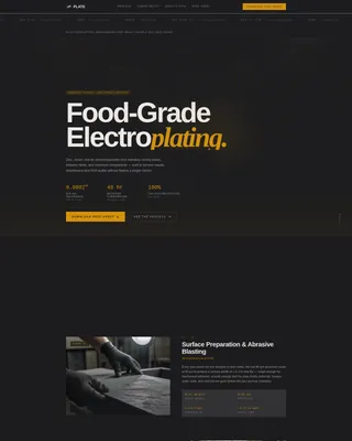 Food & Beverage Manufacturing Privacy Policy Website Template