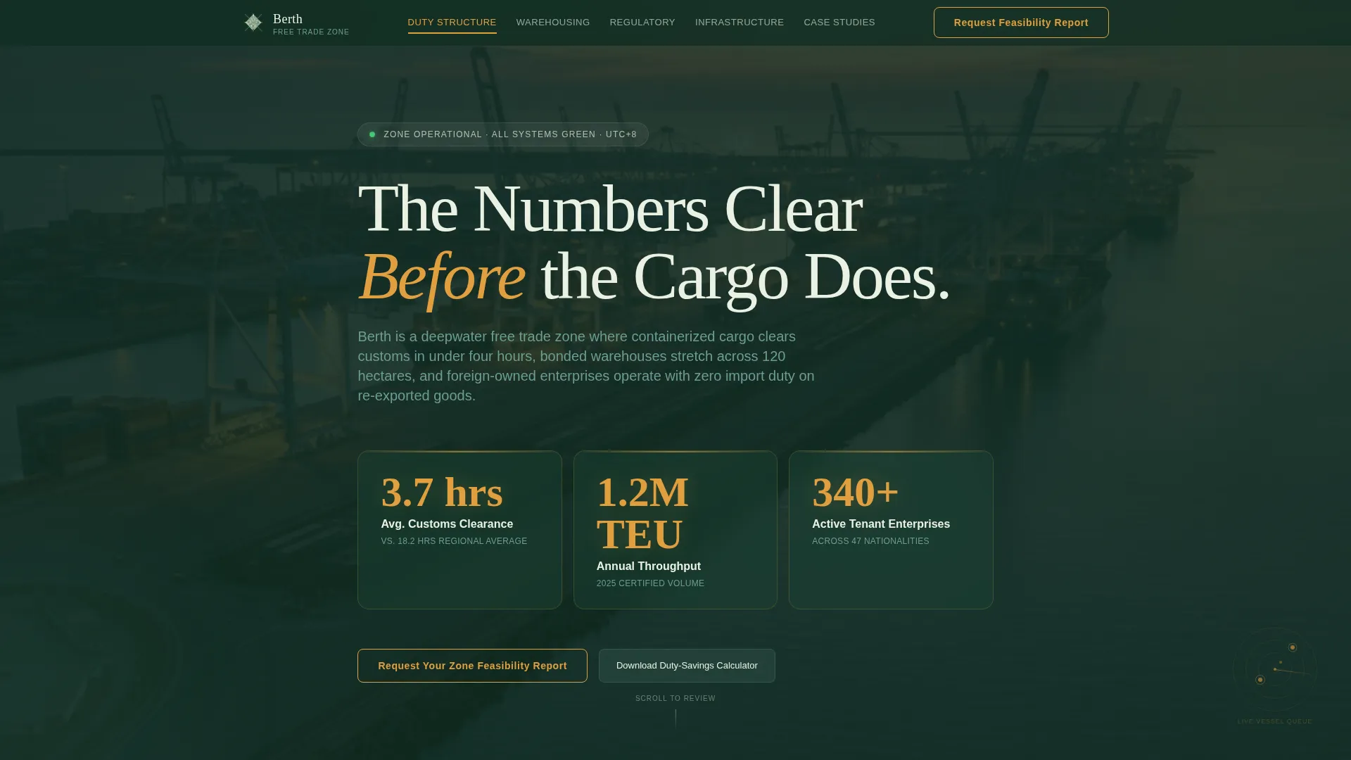 Advanced Port & Harbor Professional Website Template