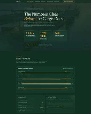 Advanced Port & Harbor Professional Website Template