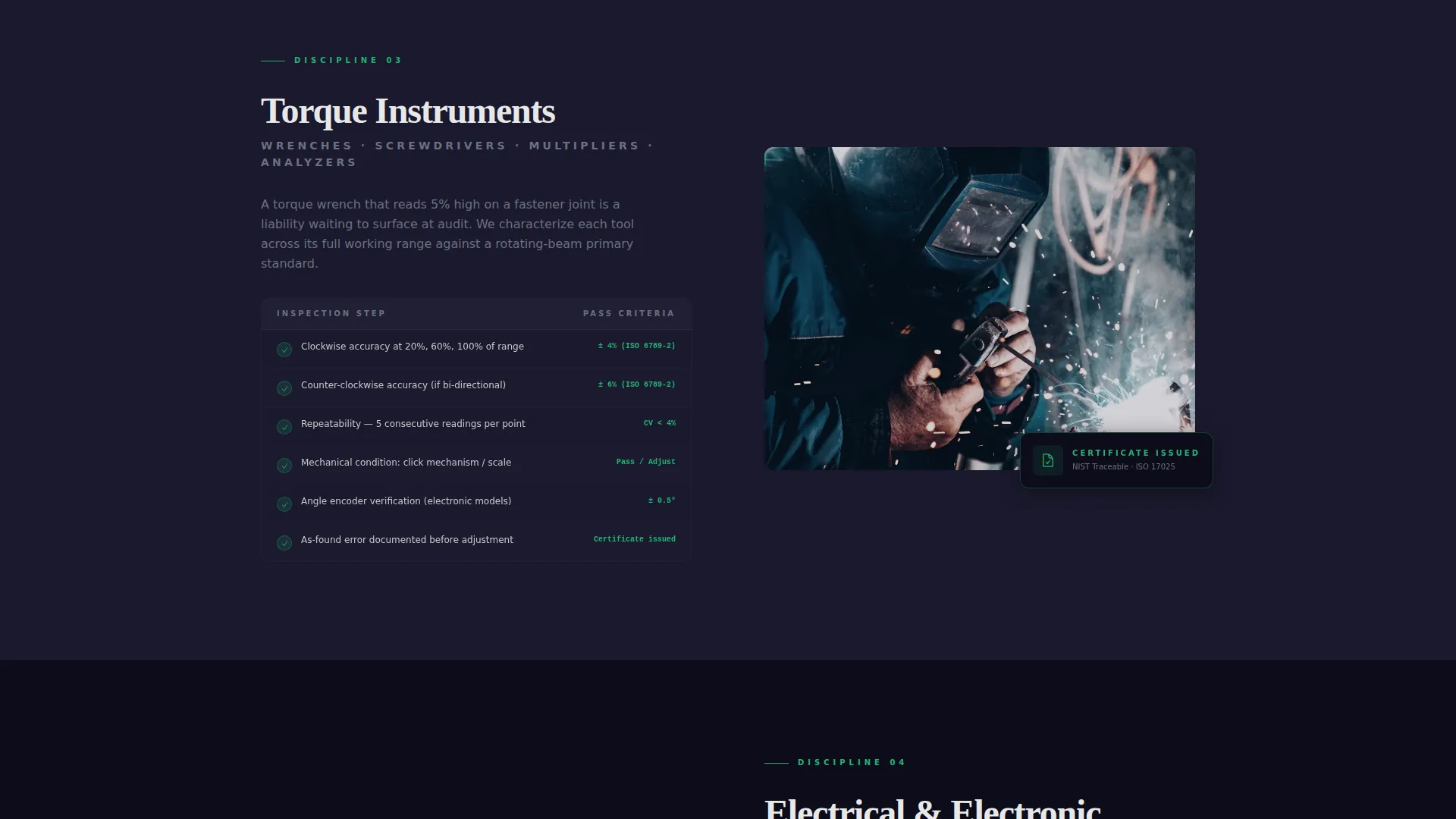 Tool & Die Making Site Maintenance Website Template
