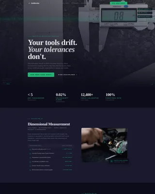 Tool & Die Making Site Maintenance Website Template