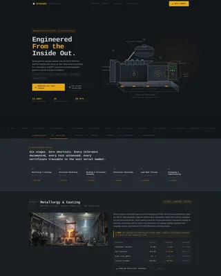 Component & Equipment Manufacturing Professional Website Template