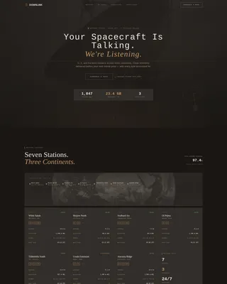 Ground Station Operator Landing Page Template