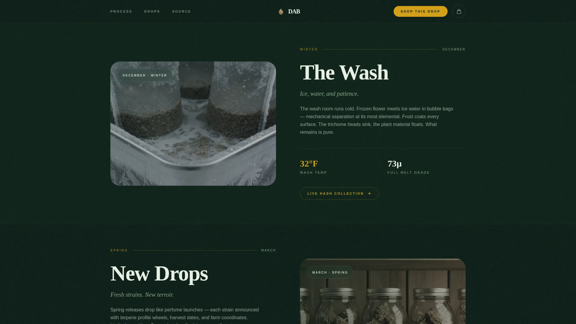 Cannabis Cultivation & Production Professional Website Template