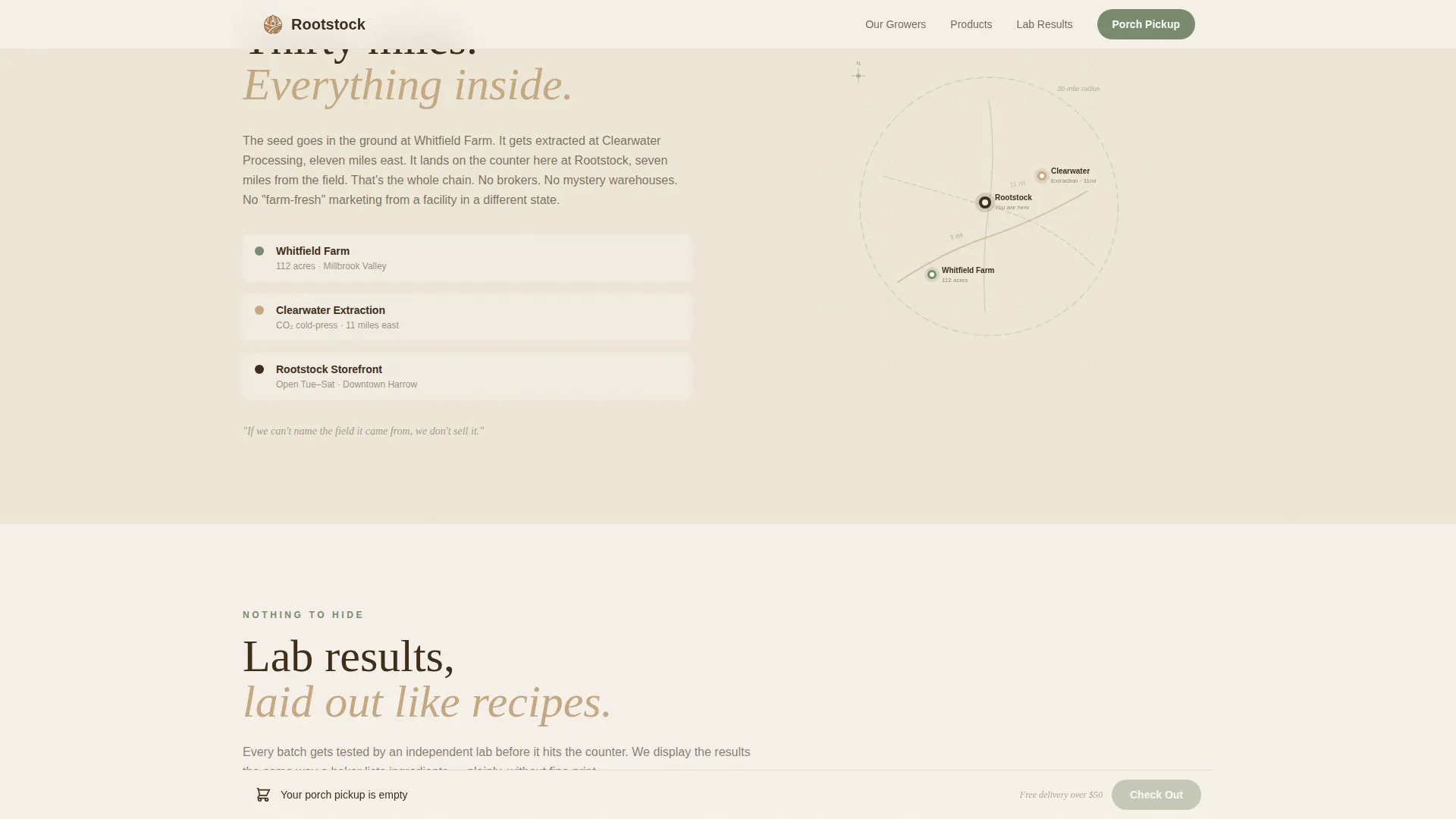Hemp Product Landing Page Template