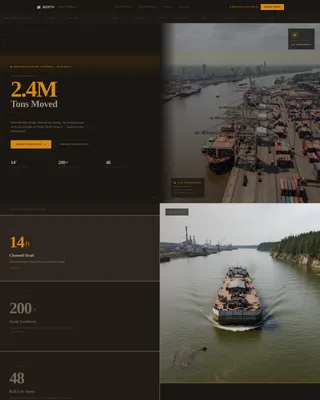 Port & Harbor Professional Website Template