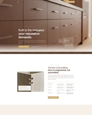 Wood & Furniture Manufacturing Professional Website Template